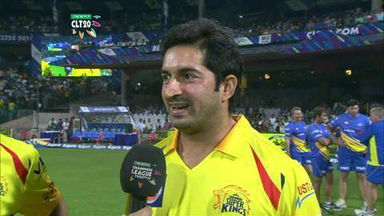 CLT20 2014 M23: KKR vs CSK  –   Interview – Mohit Sharma & Ravindra Jadeja