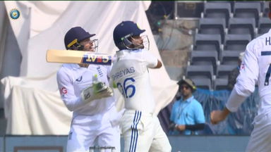 Effortless: Shreyas Iyer's back-foot MAXIMUM