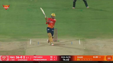 IPL 2025 M27: SRH vs PBKS - Priyansh Arya Six