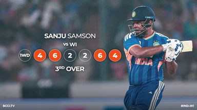 4, 6, 6, 4! Samson in the mood in Hyderabad