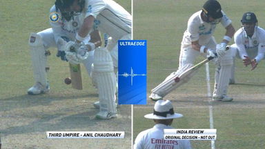 In thick of action: Substitute Bharat takes fine low catch