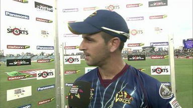 CLT20 2013 M8: SCO vs OT   –   Interview – Ryan ten Doeschate