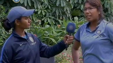 Shikha Pandey in conversation with Jhulan Goswami