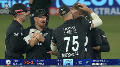 IND vs NZ 2026, 3rd ODI: Fall of Wickets
