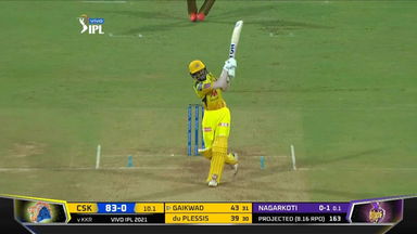 M15: KKR vs CSK – Ruturaj Gaikwad Six