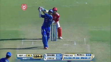 M35: KXIP vs MI – Parthiv Patel Six