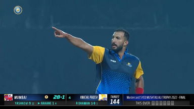 Syed Mushtaq Ali Trophy 2022 Final : Captain gets Captain: Rishi Dhawan wins battle against Ajinkya Rahane