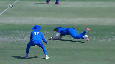 Syed Mushtaq Ali Trophy 2022 QF1 : K Gowtham grabs a stunner