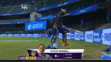 M18: RR vs KKR – Andre Russell Wicket