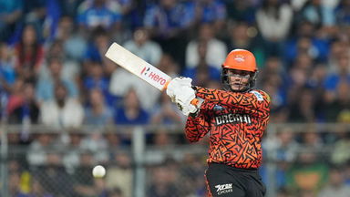 Abhishek Sharma rides his luck to give SRH start with 40(28)