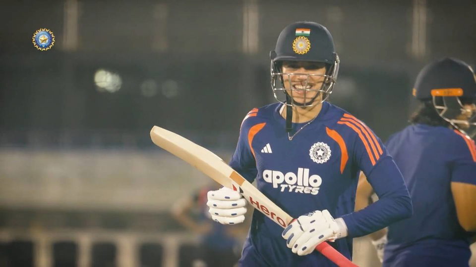 Smriti Mandhana's first day in training as Team India Captain