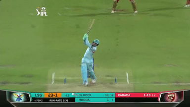 M42: PBKS vs LSG – Quinton De Kock Six