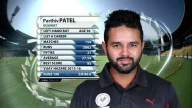 Vijay Hazare Trophy, Final: Delhi v Gujarat, Parthiv Patel 105