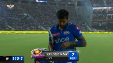 M63: LSG vs MI – Suryakumar Yadav Wicket