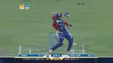 M22: KXIP vs MI – Jos Buttler Six
