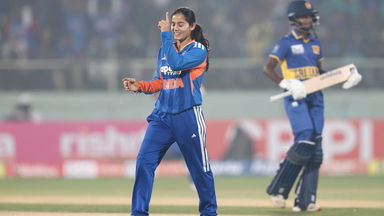 Maiden international wicket: Vaishnavi smiles, Charani redeems