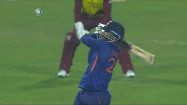 IND vs WI 2022, 2ND T20I: Venkatesh Iyer Six
