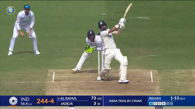IND vs ENG 2024, 1ST Test: K L Rahul Six