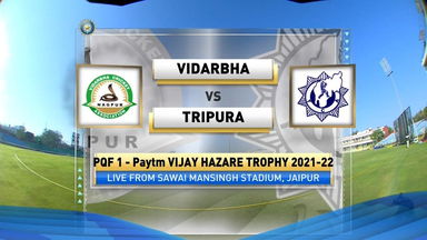 Vijay Hazare Trophy 2021-22, Pre QF1, Vidarbha v Tripura: Match Highlights