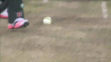 2ND ODI: IND vs SA – JP Duminy Wicket
