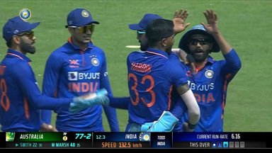 IND vs AUS 2023, 1ST ODI: Fall of Wickets