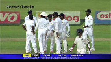SL vs India, 3rd Test : Ind 1st Innings - Amit Mishra Wicket