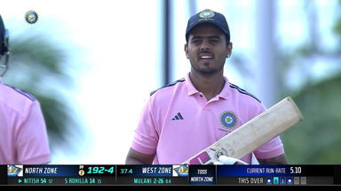 Prof D B Deodhar Trophy 2023-24: Captain Nitish Rana leads from the front with 54 (58)