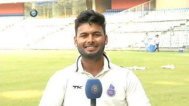Delhi batsman Rishabh Pant speaks about his triple century