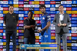 IPL 2026 M58: PBKS vs MI - Angel One Super Sixes of the Match - Tilak Varma