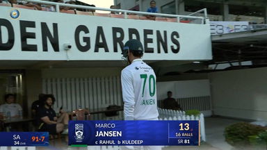 IND vs SA 2025, 1st Test: Marco Jansen Wicket