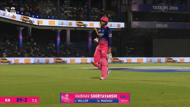 IPL 2026 M62: DC vs RR - Vaibhav Sooryavanshi Wicket