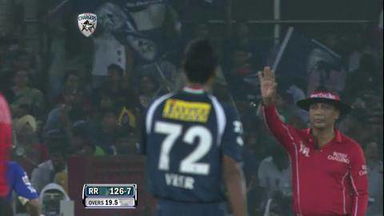 Match 68 DC vs RR – Goswami's Wicket