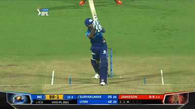 M01: MI vs RCB – Suryakumar Yadav Six
