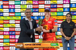 TATA WPL Green Dot Balls of the Match: Match 19, Gujarat Giants vs Mumbai Indians, WPL 2026: Sophie Devine