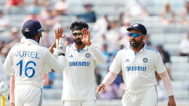 Fast hands alert: Dhruv Jurel's sharp catch