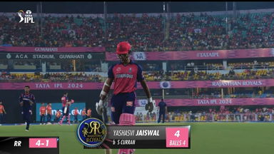 M65: RR vs PBKS – Yashasvi Jaiswal Wicket