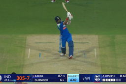 IND vs WI 2026, 3rd ODI: KL Rahul Six