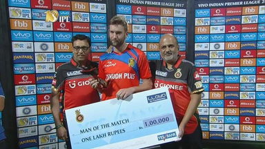 M31: RCB vs GL  – Man of the Match – Andrew Tye