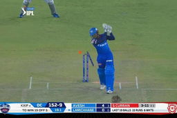 M13: KXIP vs DC – Sandeep Lamichhane Wicket