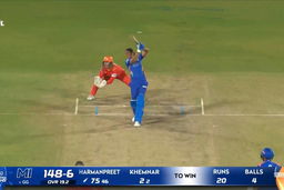 Six: Match 19, Gujarat Giants vs Mumbai Indians, WPL 2026: Harmanpreet Kaur Six