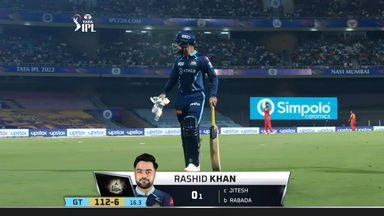 M48: GT vs PBKS – Rashid Khan Wicket
