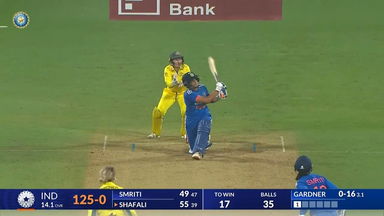 IND-W vs AUS-W 2023-24, 1st T20I: Shafali Verma Six