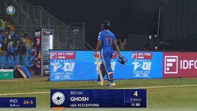 IND-W vs ENG-W 2023, 2ND T20I: Richa Ghosh Wicket