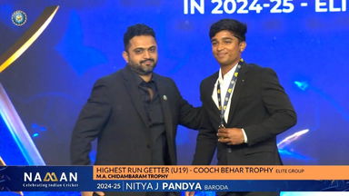 BCCI Naman Awards: M.A. Chidambaram Trophy 2024-25