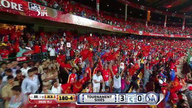 M35: RCB vs RR –  AB de Villiers Six