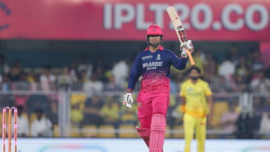 Hammered x 2! Sooryavanshi gets to 15-ball 50 in style