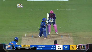 M09: MI vs RR – Tilak Varma Six