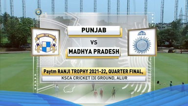 Ranji Trophy 2021-22, Punjab v Madhya Pradesh, QF, Day 1: Match Highlights