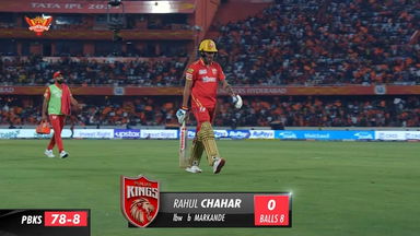 M14: SRH vs PBKS – Rahul Chahar Wicket