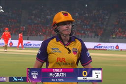 Wicket: Match 3, Gujarat Giants vs UP Warriorz, WPL 2025: Tahlia McGrath Wicket